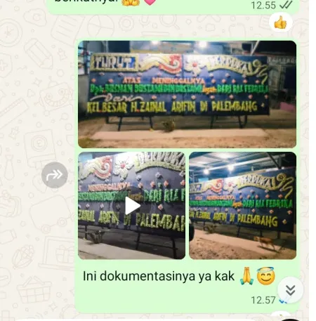 Pengiriman Papan Bunga Duka Kresek