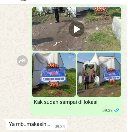 Pengiriman Karangan Bunga Kresek
