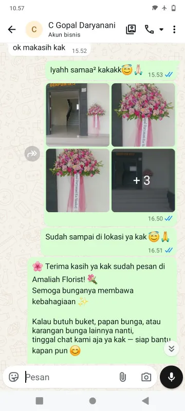 Pengiriman Karangan Bunga Kresek
